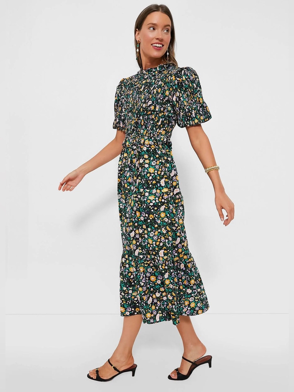 Tuckernuck Hyacinth House Samantha Midi Dress - Size L - Like New!